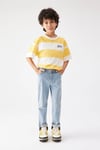 Tom Pamuklu Slim Straight Normal Bel Düz Paça Jeans Erkek Çocuk Kot Pantolon 6010684479 AÇIK MAVİ