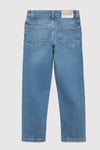 Tom Streç Pamuklu Slim Straight Normal Bel Düz Paça Jeans Erkek Çocuk Kot Pantolon 6010690870 MAVİ