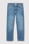 Tom Streç Pamuklu Slim Straight Normal Bel Düz Paça Jeans Erkek Çocuk Kot Pantolon 6010690870 MAVİ
