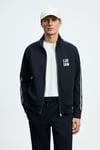 Travis Pamuklu Regular Fit Logolu Şerit Detaylı Erkek Eşofman Altı 112050086 LACİVERT