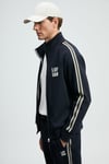 Travis Pamuklu Regular Fit Logolu Şerit Detaylı Erkek Eşofman Altı 112050086 LACİVERT