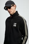 Travis Pamuklu Regular Fit Logolu Şerit Detaylı Erkek Eşofman Altı 112050086 SİYAH