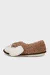 Tw Badem Peluş Kadın Panduf GG0136 KAHVE