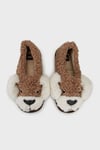 Tw Badem Peluş Kadın Panduf GG0136 KAHVE