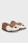 Tw Badem Peluş Kadın Panduf GG0136 KAHVE