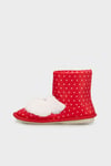 Tw Bunny Puantiyeli Kız Çocuk Panduf CC0041 KIRMIZI