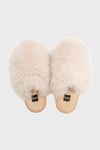 Tw Ella Peluş Ev Kadın Terlik JJ0306 BEJ