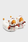 Tw Eskimo Sessiz Taban Animal Unisex Çocuk Panduf CC0631 BEYAZ