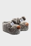 Tw Fibert Sessiz Taban Hayvanlı Kadın Panduf EE0523 GRİ