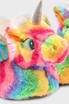 Tw Rainbow Sessiz Taban Kız Çocuk Panduf CC0643 Turuncu-Mor