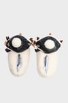 Tw Snowman Hayvan Figürlü Kaymaz Tabanlı Kadın Panduf JJ0560 BEYAZ