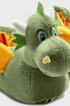 Twigy Tw Dragon-2 Hayvanlı Sesiz Taban Erkek Çocuk Panduf EE0572 YEŞİL