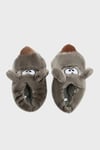 Twigy Tw Fibert Sessiz Taban Hayvanlı Erkek Panduf EE0522 GRİ