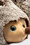 Twigy Tw Kirpi Sessiz Taban Hayvanlı Unisex Çocuk Panduf CC0651 KAHVE