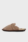 Twigy Tw Victor Tokalı Fitilli Kadife Erkek Terlik GG0221 KAHVE