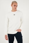 U.S. Polo Pamuklu Regular Fit Logolu Bisiklet Yaka Erkek Sweat G081GL0822237151 KREM