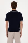 U.S. Polo Logolu Slim Fit Polo Yaka Kısa Kollu Erkek Kazak G081SZ0TKPU9469 LACİVERT