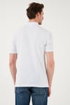 U.S. Polo % 100 Pamuk Regular Fit Çizgi Detaylı Düğmeli Erkek Polo Yaka T Shirt G081SZ0112107339 Kavun