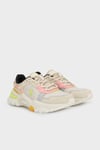 U.S. Polo Sneaker Bayan Ayakkabı VINCENT WMN 4FX Bej-Pembe-Sarı