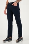 U.S. Polo Pamuklu Slim Fit Düz Paça Erkek Pantolon G081SZ0782237485 LACİVERT
