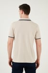 U.S. Polo Logolu % 100 Pamuk Slim Fit Erkek Polo Yaka T Shirt G081SZ0112085130 TAŞ