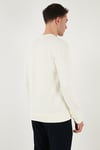 U.S. Polo Pamuklu Regular Fit Logolu Bisiklet Yaka Erkek Sweat G081GL0822237377 İnci