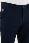 U.S. Polo Pamuklu Slim Fit Normal Bel Dar Paça Erkek Pantolon G081SZ0782098518 LACİVERT