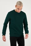 U.S. Polo Pamuklu Regular Fit Logolu Bisiklet Yaka Erkek Sweat G081GL0822237151 KOYU YEŞİL