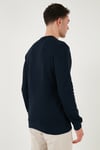 U.S. Polo Pamuklu Regular Fit Logolu Bisiklet Yaka Erkek Sweat G081GL0822249136 LACİVERT