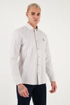 U.S. Polo Pamuklu Slim Fit Uzun Kol Erkek Gömlek G081SZ0042225643 TAŞ