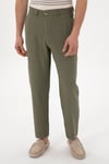 U.S. Polo Carrot Fit Normal Bel Daralan Paça Keten Erkek Pantolon G081SZ0782106438 KOYU HAKİ