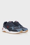 U.S. Polo Sneaker Erkek Ayakkabı HUSKY 4FX LACİVERT-KIRMIZI