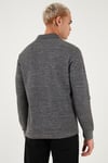 U.S. Polo Regular Fit Logolu Erkek Sweat G081SZ0822226326 GRİ MELANJ