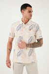 U.S. Polo Pamuklu Regular Fit Erkek Polo Yaka T Shirt G081SZ0111573736 EKRU