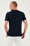 U.S. Polo % 100 Pamuk Regular Fit Bisiklet Yaka Logo Baskılı Erkek T Shirt G081SZ0112105708 LACİVERT