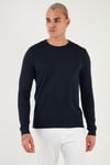 U.S. Polo Pamuklu Slim Fit Logolu Bisiklet Yaka Erkek Kazak G081SZ0TK2226959 LACİVERT