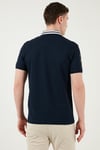 U.S. Polo Pamuklu Slim Fit Düğmeli Erkek Polo Yaka T Shirt G081GL0112084093 LACİVERT