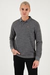 U.S. Polo Regular Fit Logolu Erkek Sweat G081SZ0822226326 GRİ MELANJ