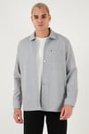 U.S. Polo Comfort Fit Uzun Kollu Erkek Gömlek G081SZ0OG2235913 GRİ