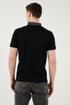 U.S. Polo Pamuklu Slim Fit Düğmeli Erkek Polo Yaka T Shirt G081GL0112084093 SİYAH
