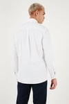 U.S. Polo Pamuklu Slim Fit Logolu Uzun Kollu Erkek Gömlek G081GL0042225434 BEYAZ