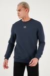 U.S. Polo Pamuklu Regular Fit Logolu Bisiklet Yaka Erkek Sweat G081GL0822237151 LACİVERT
