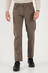 U.S. Polo Pamuklu Slim Fit Düz Paça Erkek Pantolon G081SZ0782237485 Vizon