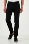 U.S. Polo Pamuklu Slim Fit Normal Bel Dar Paça Erkek Pantolon G081SZ0782098518 SİYAH
