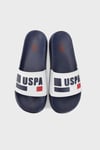 U.S. Polo Assn Logolu Erkek Terlik SMAUG 3FX LACİVERT-BEYAZ