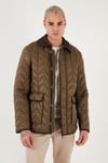 U.S. Polo Regular Fit Ceket Yaka Erkek Mont G081SZ0MS2263158 HAKİ