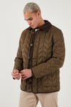 U.S. Polo Regular Fit Ceket Yaka Erkek Mont G081SZ0MS2263158 HAKİ