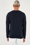 U.S. Polo Pamuklu Slim Fit Logolu Bisiklet Yaka Erkek Kazak G081SZ0TK2226959 LACİVERT