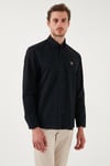 U.S. Polo % 100 Pamuk Regular Fit Düğmeli Yaka Logolu Erkek Gömlek G081GL0042084002 LACİVERT