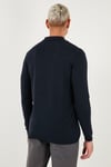 U.S. Polo Pamuklu Comfort Fit Polo Yaka Erkek Kazak G081SZ0TK2236535 LACİVERT